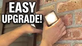 How To Change And Install Outdoor Daylight Flood Light Fixture Sensor