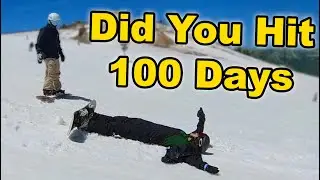How to Snowboard 100 Days a Ski Season