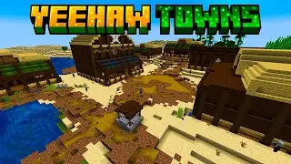 ДАНЖИ И РАЗБОЙНИКАМИ В МАЙНКРАФТ | ОБЗОР МОДА MINECRAFT Yeehaw Towns