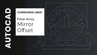 AutoCAD - Polar Array tool