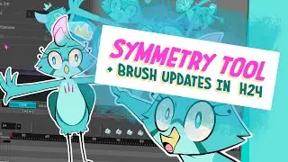 Harmony 24 - SYMMETRY TOOL + New Brushes updates (Harmony)