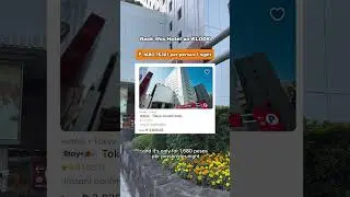Budget-friendly hotel in Tokyo Japan 🇯🇵