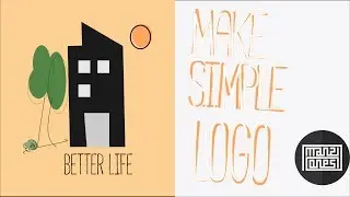 Tutorial CorelDraw | Make a Simple Logo - Flat Logo