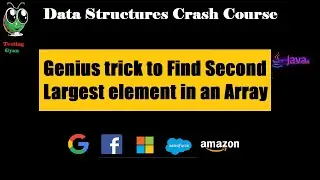 4. Find the 2nd Highest Number in an Array using JAVA | Most asked interview question| DataStructure