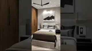Bed room modern style #interiordesign #render #vray #sketchup #architect #architecture #3d #shorts