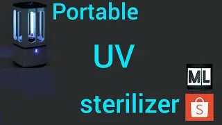 Unboxing: portable UVc disinfection sterilizer lamp || shopee haul   #UVc