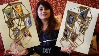 How to Make Swing Wheel Photo Frame | DIY Birthday Gift Ideas | Easy Photo Giant Wheel Tutorial