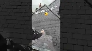 Good idea or not? 🤔 #roofershelper #roof #roofer #roofing #painting #slate