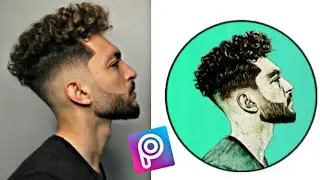 Cartoon Sketch Portrait Logo PicsArt | Tutorial