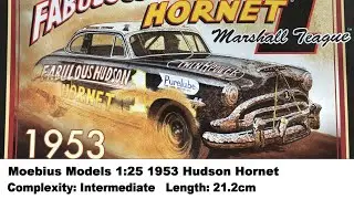 Moebius Models 1:25 1953 Hudson Hornet Kit Review