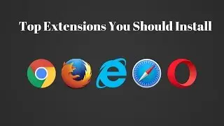 Top extensions you need to install 2016