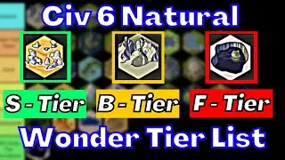 (Civ 6) Which Natural Wonder Is The BEST In Civilization 6 || Tier List For Civ 6