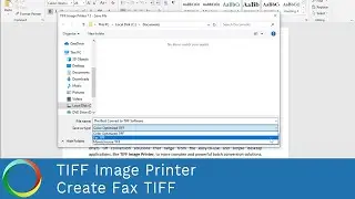 Create Fax TIFF | TIFF Image Printer 12 | PEERNET