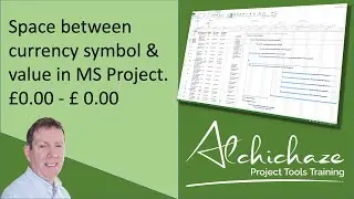 Adding a space between currency symbol and value in Microsoft Project