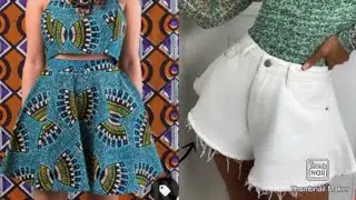 How to make flared short pants/  Circular short pants diy