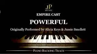 Empire Cast - Powerful feat. Jussie Smollett & Alicia Keys (Piano Accompaniment)