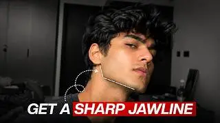 How to get a sharp jawline in 2 minutes