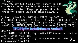 Hydra Not Working on Termux? FULL Installation & Fix Guide (Ethical Hacking)