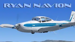 Landing the Ryan Navion at Meadows Airport in FSX