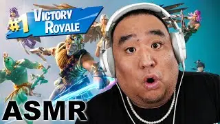 ASMR - New Fortnite Season REACTION + Battle Pass + FIRST WIN 👑