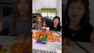 TACO BELL SPICY NOODLE RACE! 