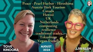 Sustainable Japan 30-min Chat - Hawaii-Europe-Japan-Compost-Resilience-Vegan-Traditions-Peace