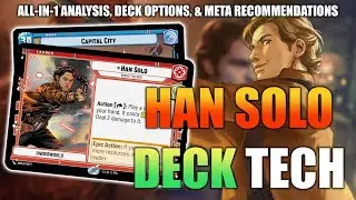 Han Solo, Worth the Risk Deck Tech 🔥Red/Blue Deck 🔥Star Wars Unlimited