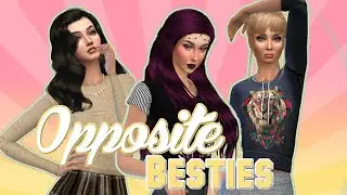 The Sims 4 | Create A Sim | Opposite Besties Group Collab