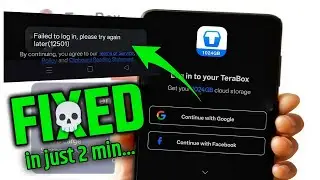 terabox login failure please try again later 10 || terabox login problem 2025