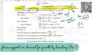 FLUID MECHANICS || R.K BANSAL|| CHAPTER 2 || Properties of Fluids || Example 2.2