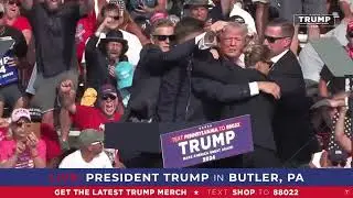 Trump Fist-Pumps After Near Assassination