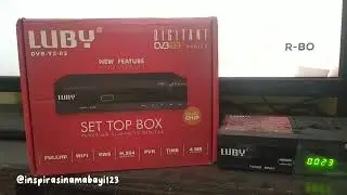 Tutorial Cara memasang dongle wifi pada STB luby DVB t2-02 / Cara memasang STB luby - Dongle STB