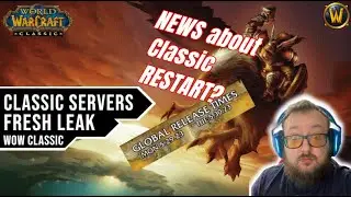 FRESH WoW Classic LEAKED? HARDCORE Servers | WoW Classic