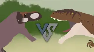 T-Rex VS. Giganotosaurus | Stick Nodes