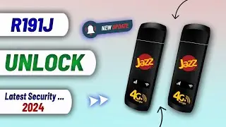Jazz R191j Unlock All Network Sim 2024 | Jazz Wingle R191j Unlock | Jazz Wingle R191j No Srvice Fix
