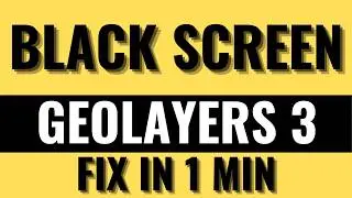 GeoLayers 3 Black Screen Problem? How to Fix Map Not Loading | After Effects