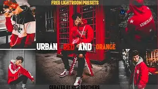 how to edit urban red and orange/ Lightroom Mobile Presets DNG | Urban red and Orange