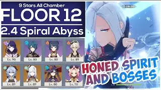 Spiral Abyss 2.4 Floor 12 | Honed Spirit, Primo Geovishap, Pyro lector, Mechanical Array... MIHOYO !