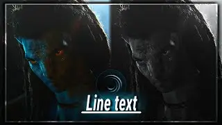 Line text tutorial | Alight motion (+Preset)