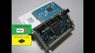 Arduino Due NOR Flash SPI + FatFs + USB Mass Storage example in Microchip Studio 7