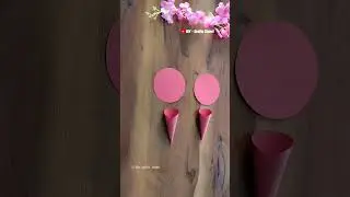 DIY BEAUTIFUL EASY PAPER FLOWERS AND LEAVES MAKING FOR WALL DECORATION