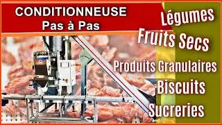 Machine Pas à Pas  pour doser et conditionner  fruits secs, légumes,  sucreries et bien plus