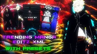 Trending badass manga edits | alightmotion | Trending Tiktok edits | preset/xml | #5