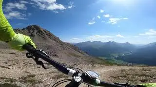 PIZ NAIR (3057m) e TRAIL FLUORS | ST MORITZ MTB