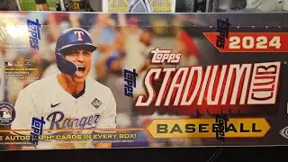 2024 Topps Stadium Club Baseball ⚾️🔥⚾️ Hobby Box ⚾️🔥⚾️