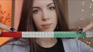 ASMR | Measuring Your Face & Ears 📏 (Writing, Mumbling) For Sleep 😴