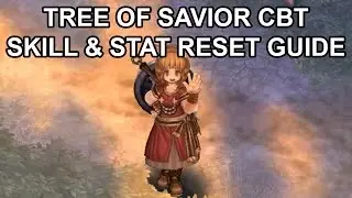 Tree of Savior Online Skill and Stat Reset Guide Tutorial