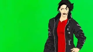 talking girl in green screen/ Green screen cartoon video / ZAPYUN