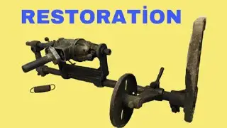 RESTORİNG OLD DRILL PRESS (Antika matkap restorasyonu)