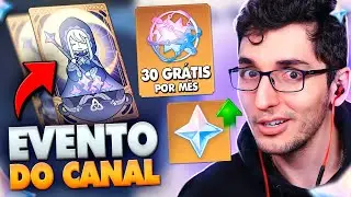 GEMAS MAIS CARAS?! 30 TIROS F2P POR MÊS MAIS EVENTO DO CANAL | GENSHIN IMPACT